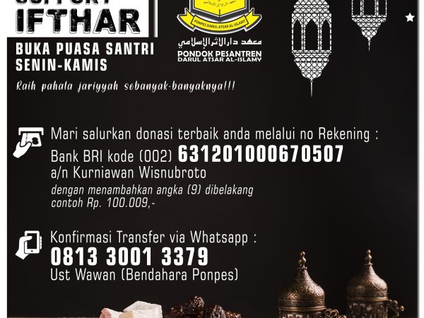 Donasi Ifthor Rutin Puasa Senin-Kamis