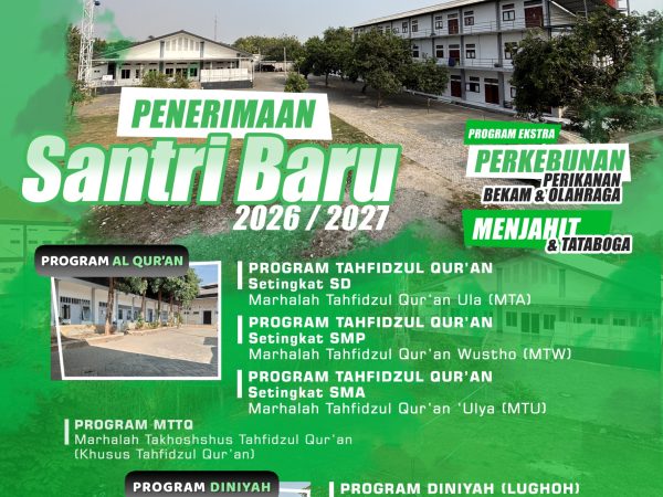 Penerimaan Santri Baru TA. 2026 - 2027